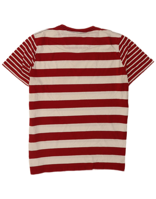 Joules Herren T-Shirt Top XL rot gestreift aus Baumwolle