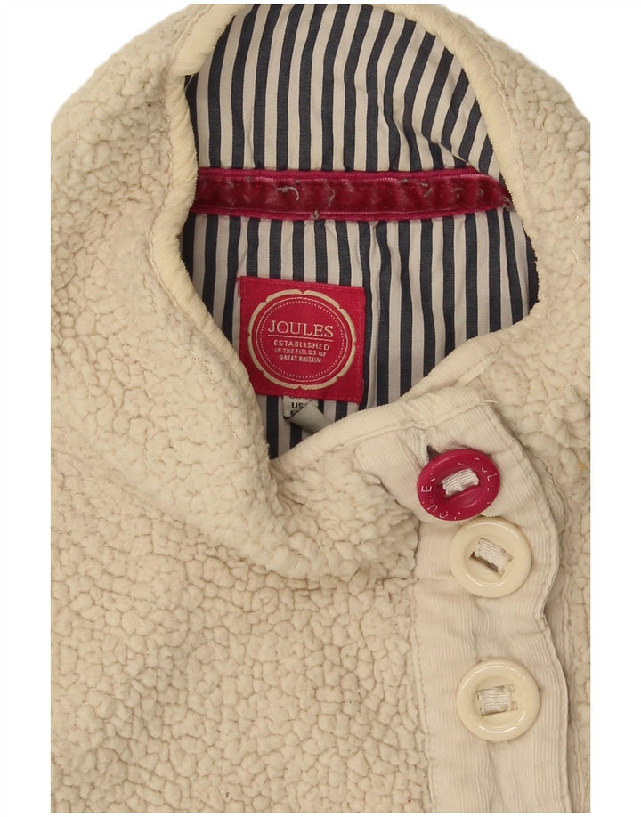 Joules Damen-Fleecepullover mit Knopfkragen, UK 12, mittelgrau