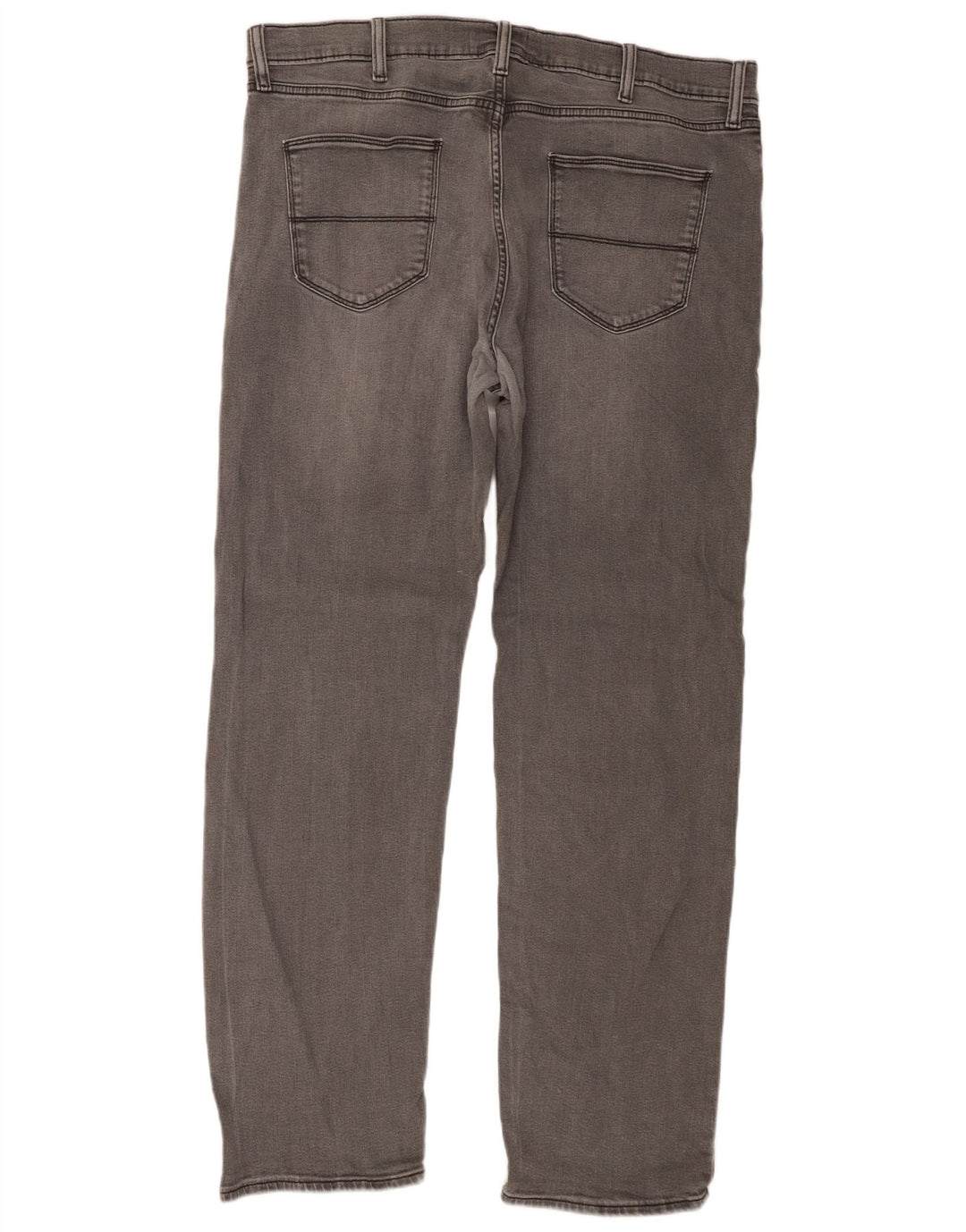Marks & Spencer Herren Straight Jeans W38 L33 Graue Baumwolle