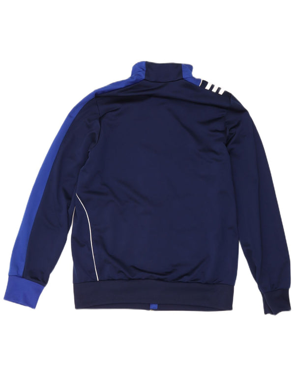 Adidas Jungen-Trainingsanzug-Top-Jacke, 15–16 Jahre, Marineblau, Farbblock