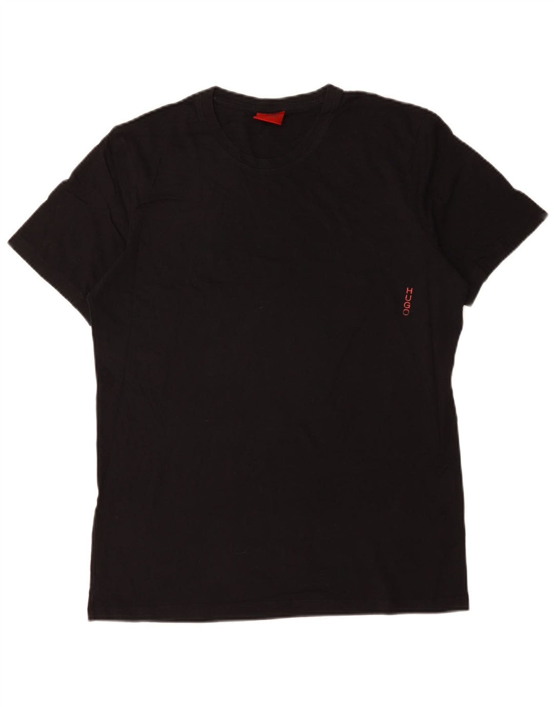 Hugo Boss Herren T-Shirt Top Large Schwarz Baumwolle