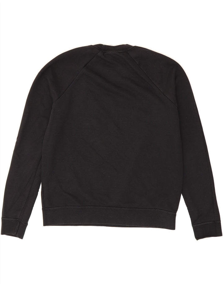 NIKE Womens Graphic Sweatshirt Jumper UK 14 Medium Black Cotton Vintage Nike and Second-Hand Nike from Messina Hembry 