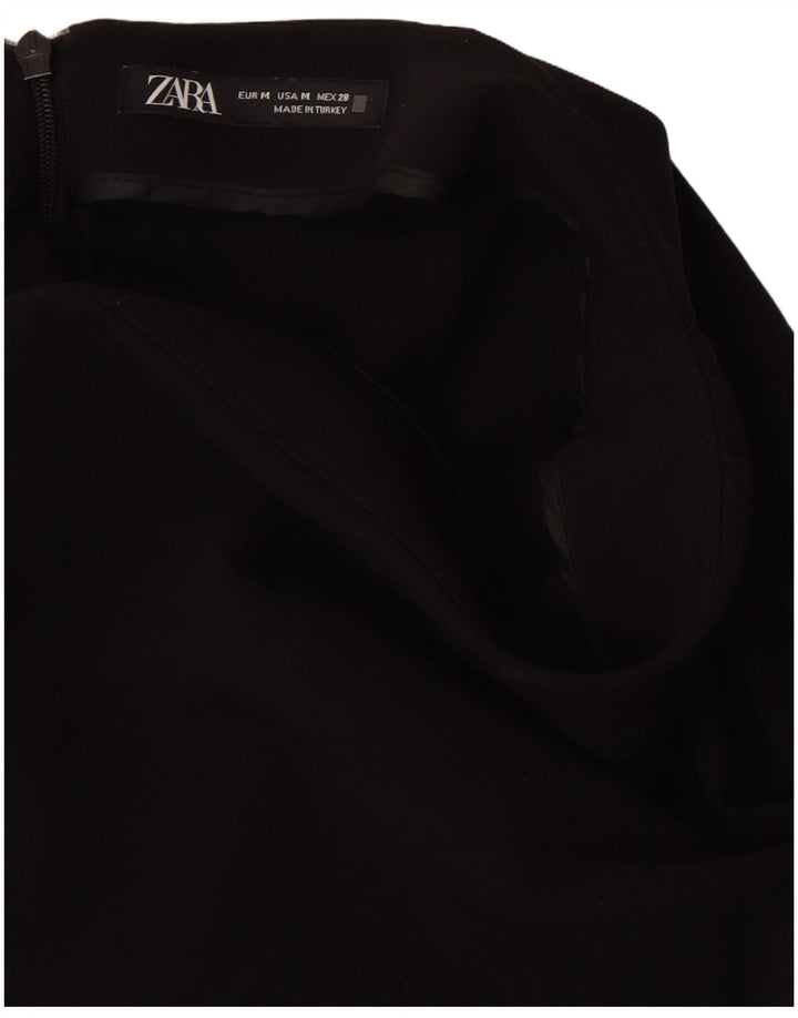 Zara Damen Minirock Medium W30 Schwarz