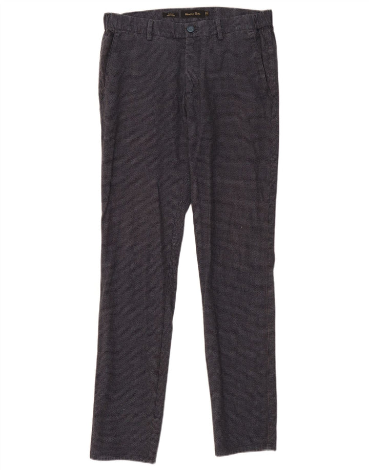 Massimo Dutti Herren Chinohose EU 40 Medium W31 L32 Marineblau