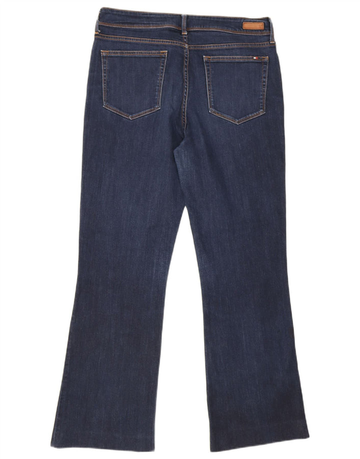 Tommy Hilfiger Damen Bootcut Jeans W31 L28 Marineblau Baumwolle