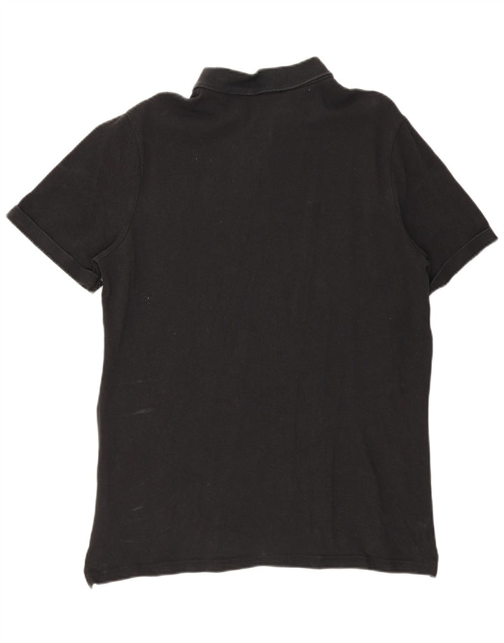 Nike Herren-Poloshirt, groß, aus schwarzer Baumwolle