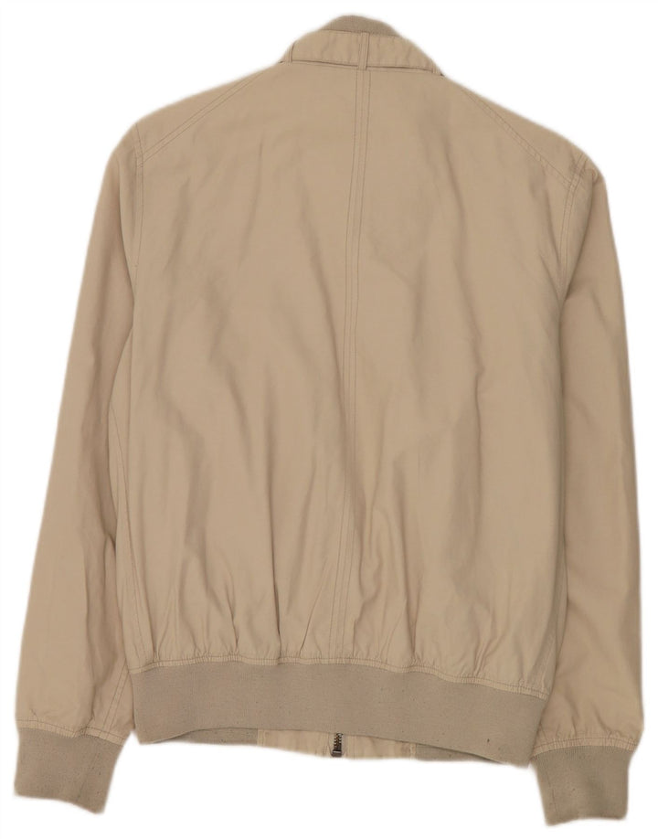 Schott Herren-Militär-Bomberjacke, UK 38, mittelbeige Baumwolle