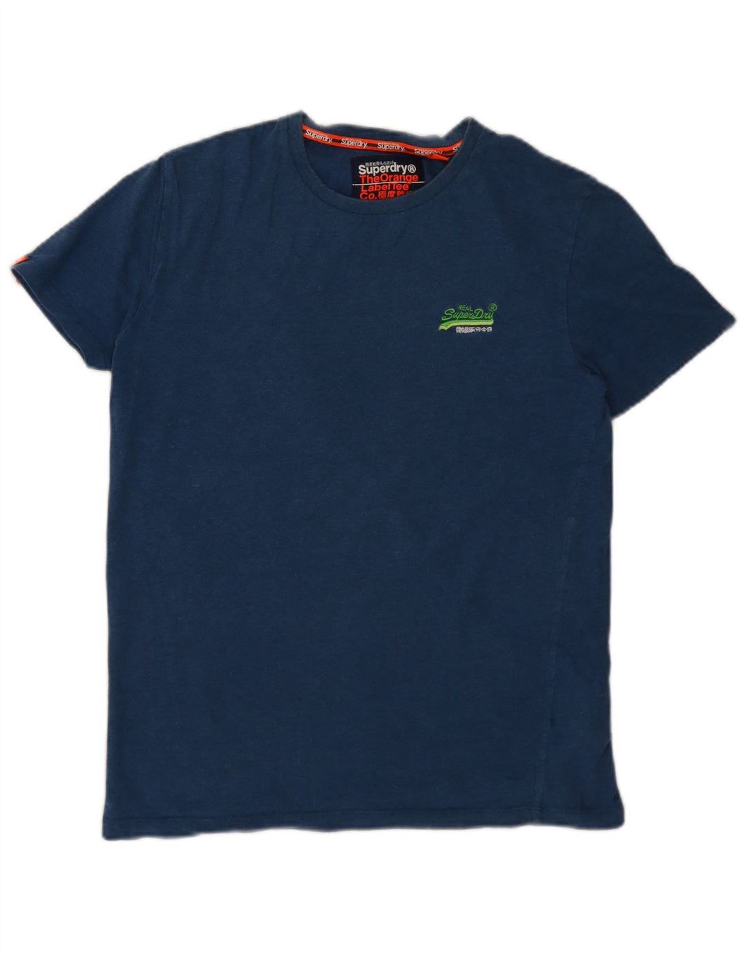 Superdry Herren T-Shirt-Oberteil aus Baumwolle in mittlerem Marineblau