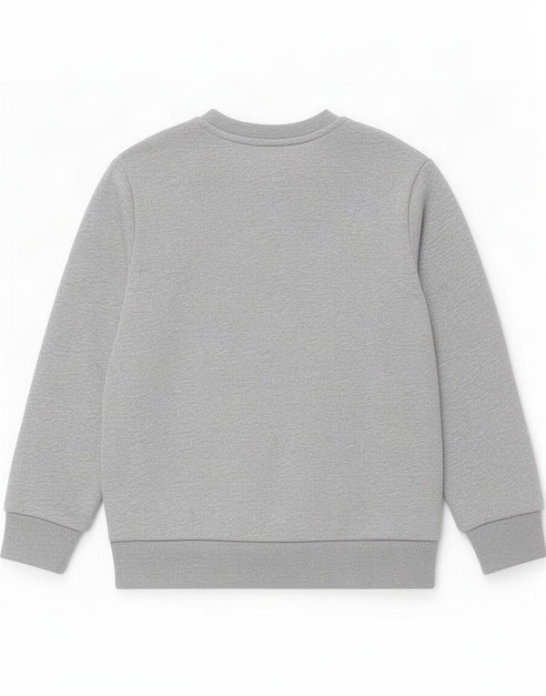 Adidas Jungen Sweatshirt Pullover 2-3 Jahre graue Baumwolle