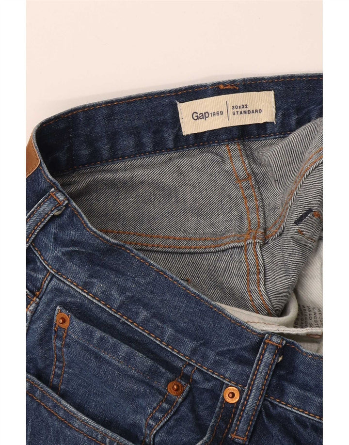 Gap Damen Straight Jeans W30 L32 Blau