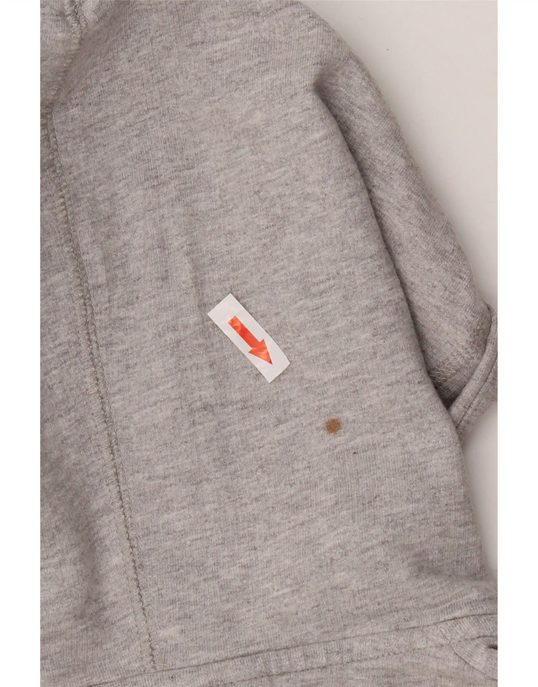 Puma Damen Zip Hoodie Pullover UK 12 Mittelgraue Baumwolle