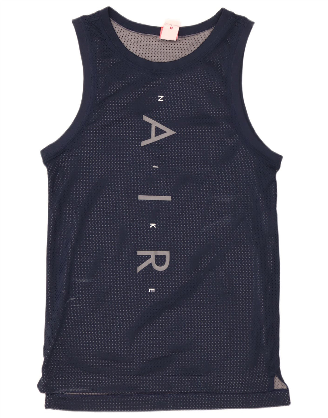 NIKE Herren Grafik-Weste-Top, klein, marineblau, Polyester