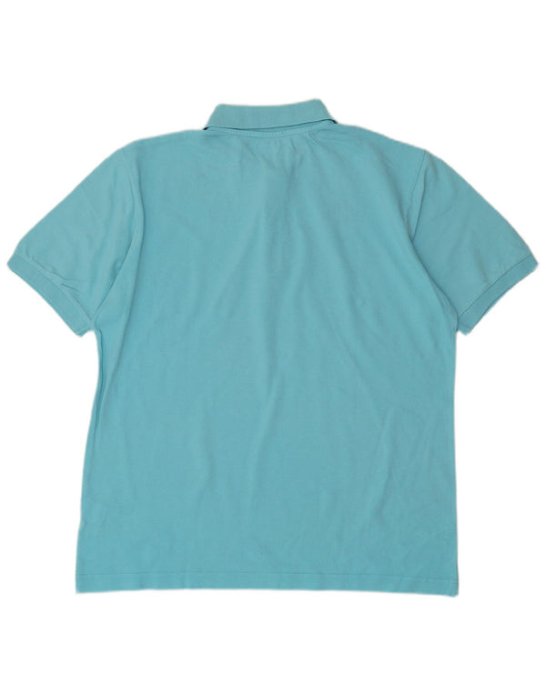 Kappa Herren Poloshirt XL Blau Baumwolle
