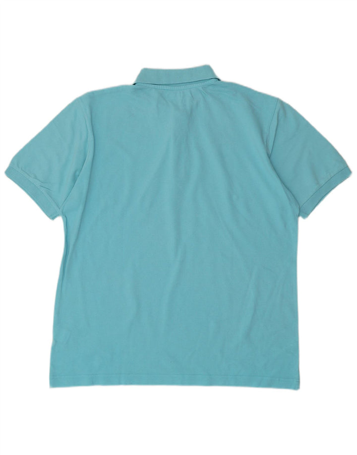 Kappa Herren Poloshirt XL Blau Baumwolle