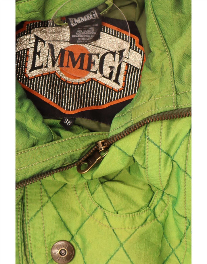 Emmegi Damen Skioverall EU 36 Small Green Colourblock Polyamid