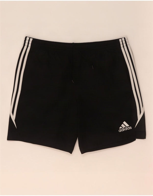 Adidas Herren-Sportshorts, groß, schwarzes Colourblock-Polyester