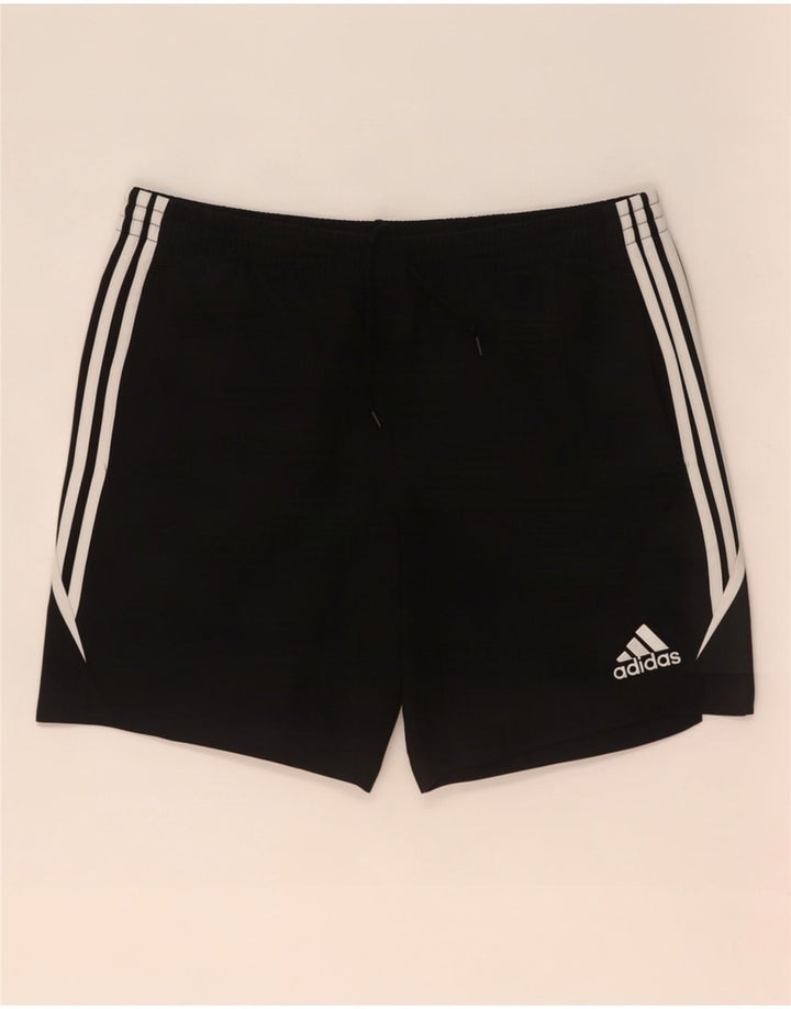 Adidas Herren-Sportshorts, groß, schwarzes Colourblock-Polyester