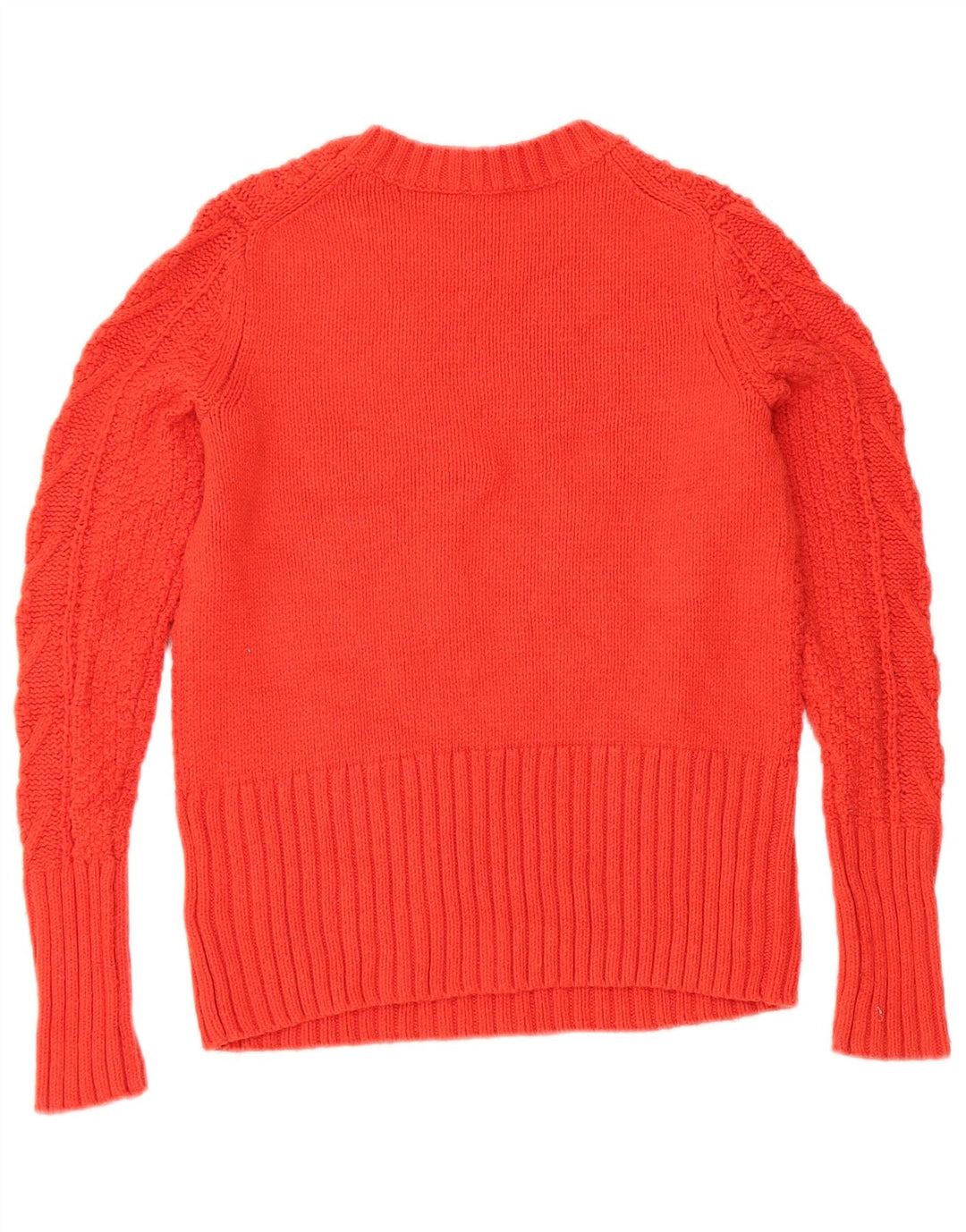 Gap Damen-Pullover mit Rundhalsausschnitt, Gr. 10, Größe S, Rot, Baumwolle