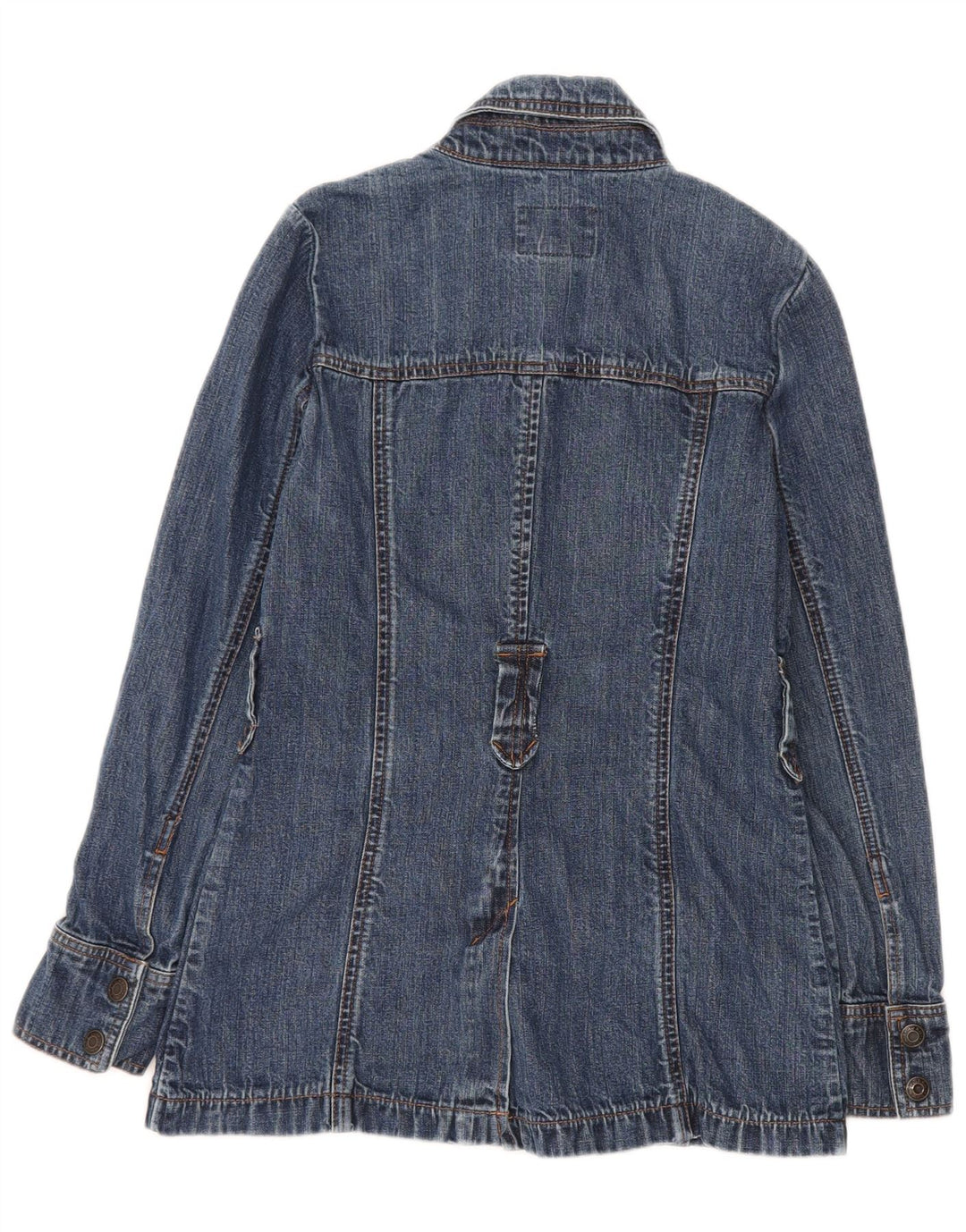 Old Navy Damen Jeansjacke UK 10 Small Blaue Baumwolle