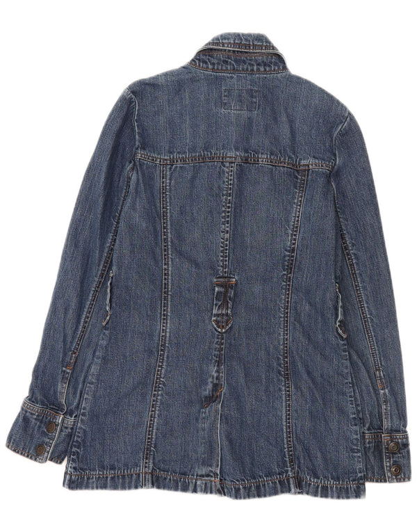 Old Navy Damen Jeansjacke UK 10 Small Blaue Baumwolle