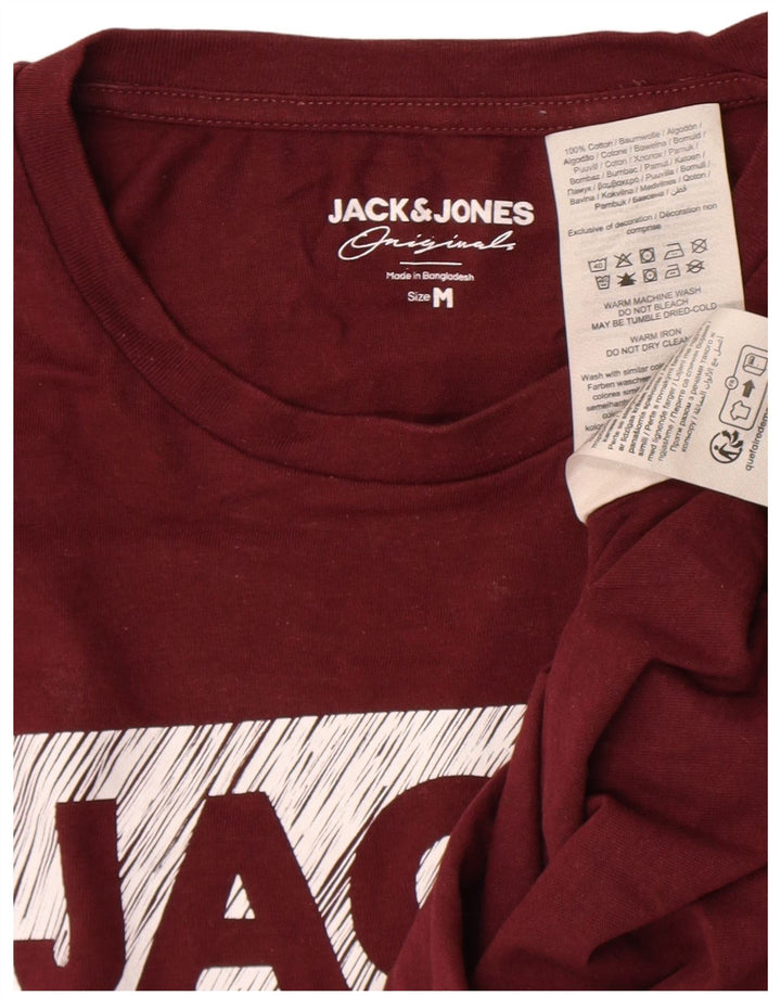 Jack & Jones Herren-T-Shirt mit Grafik, mittelbraune Baumwolle