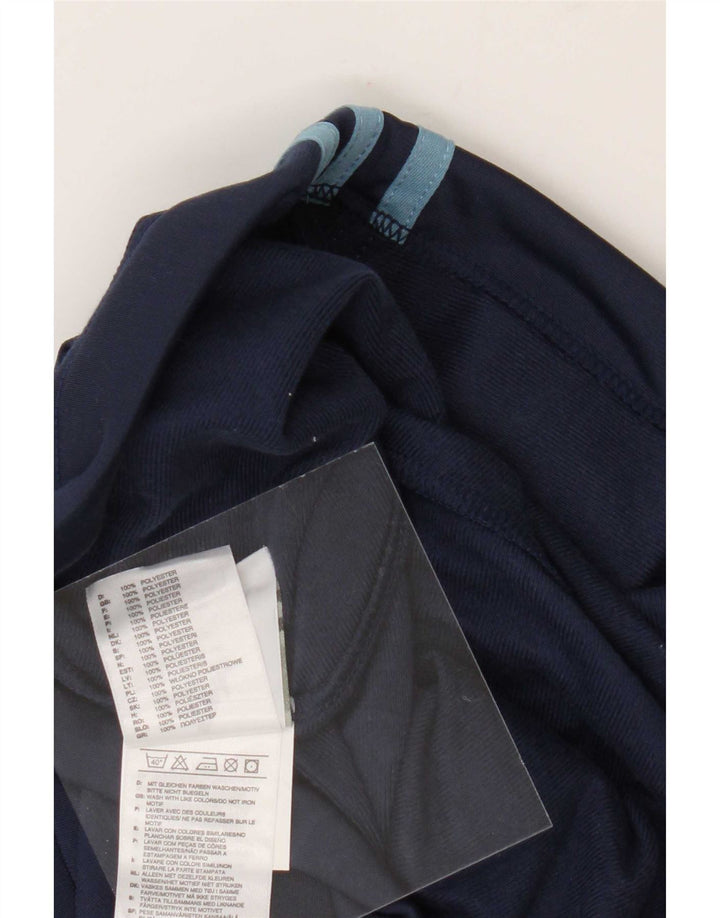 Adidas Damen Trainingshose UK 14 Medium Marineblau Polyester