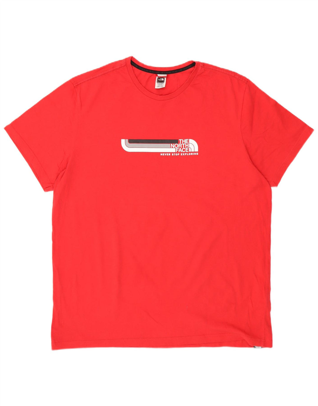 THE NORTH FACE Herren Grafik T-Shirt Top 2XL Rot Baumwolle