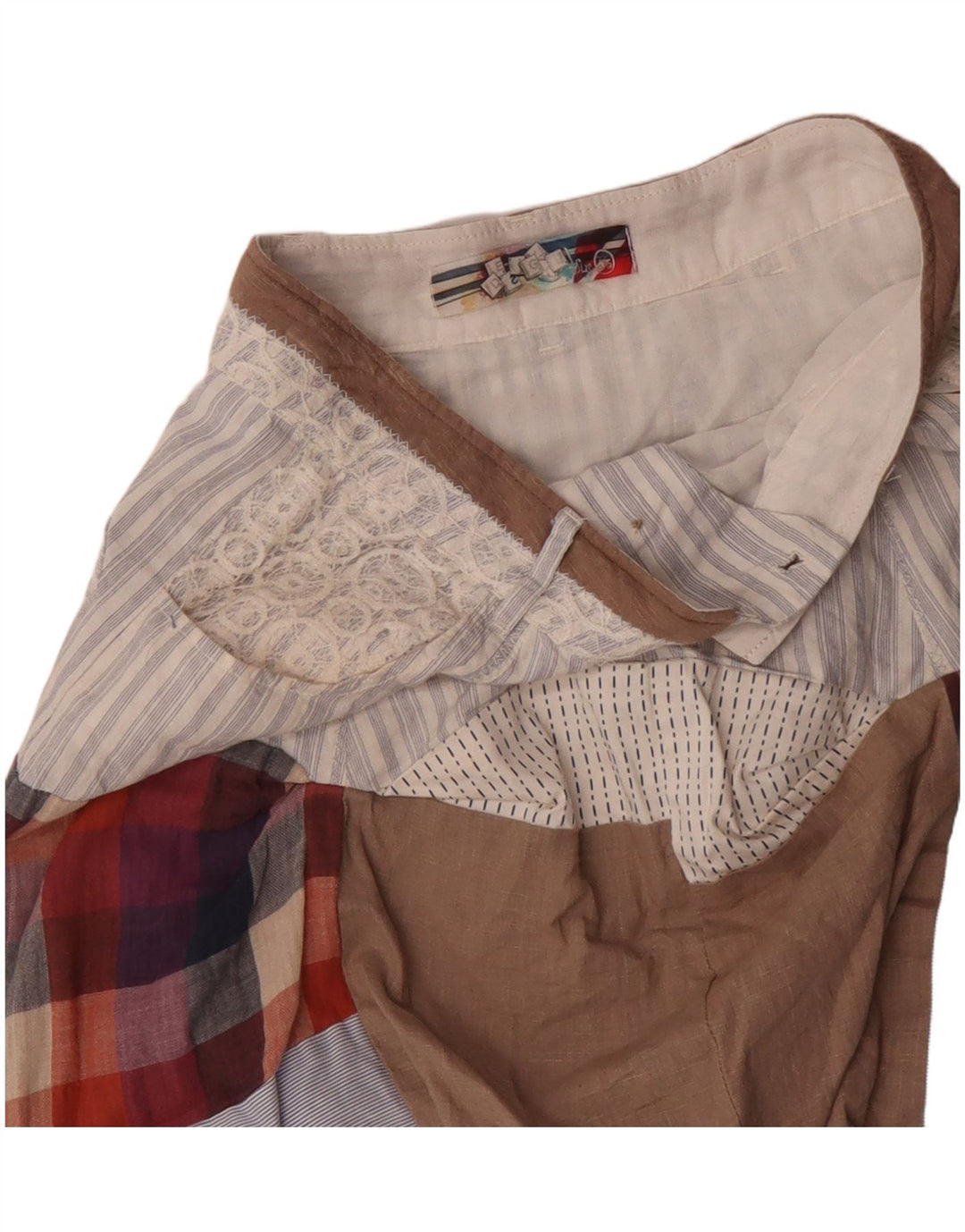 DESIGUAL Womens Bubble Rock EU 36 Small W30 Mehrfarbiges Patchwork