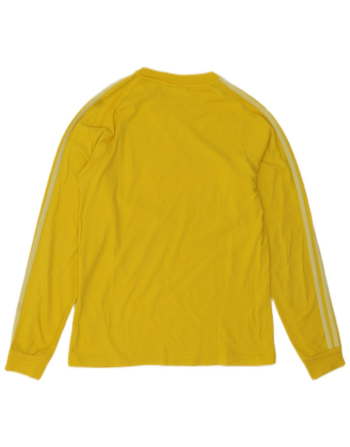 Adidas Herren Top Langarm Small Gelb Baumwolle