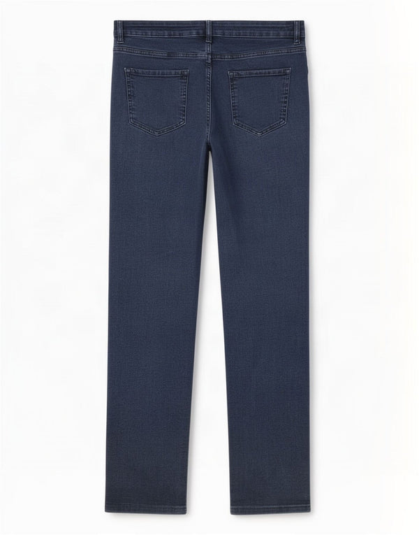 Marks & Spencer Damen Straight Jeans UK 14 Large W30 L29 Marineblau