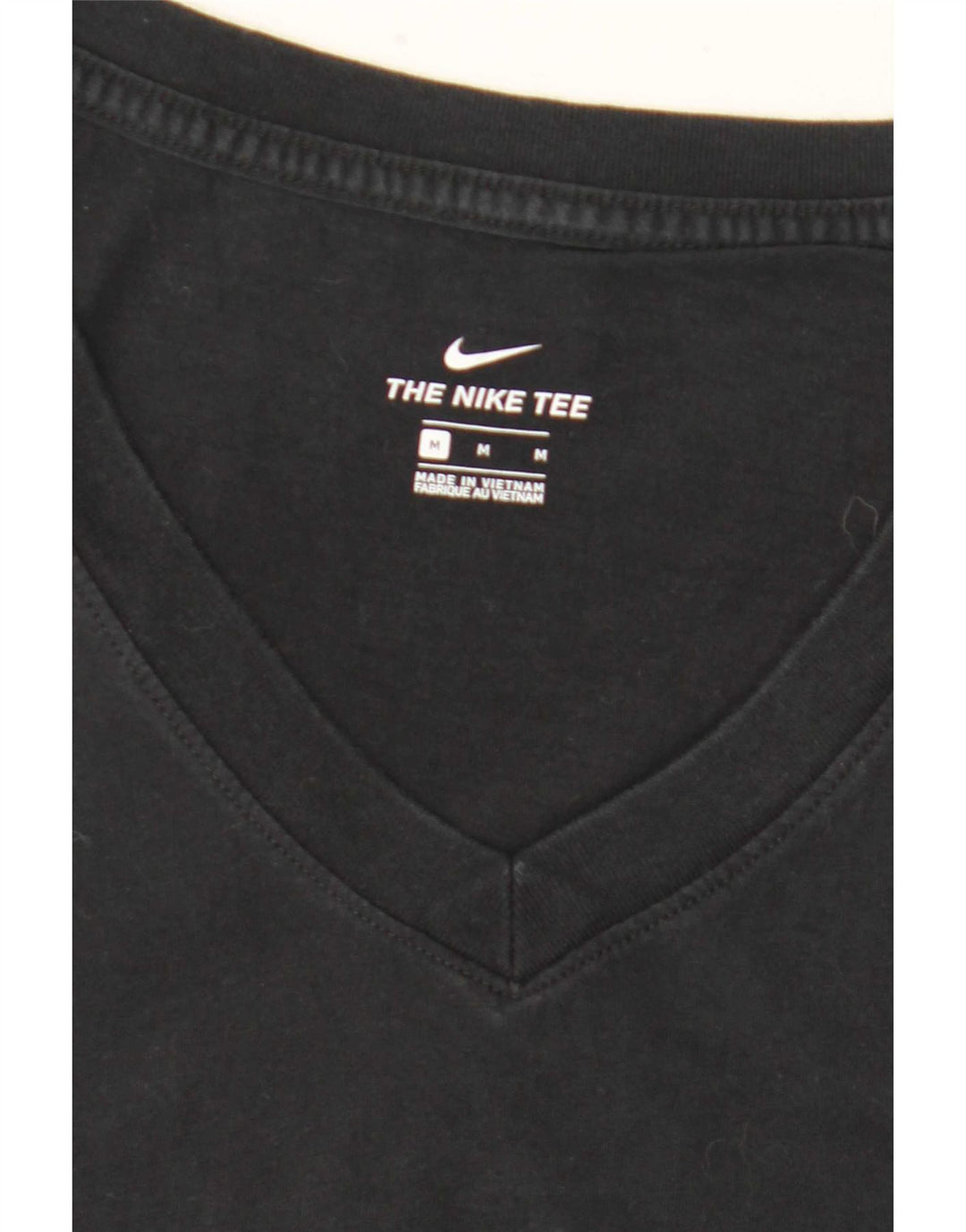 Nike Damen T-Shirt Top UK 12 Medium Schwarz