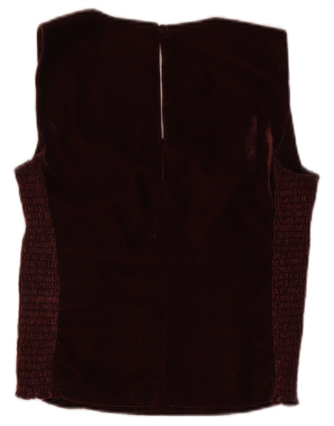 Gap Damen Crop Vest Top UK 6 XS Burgund Polyester