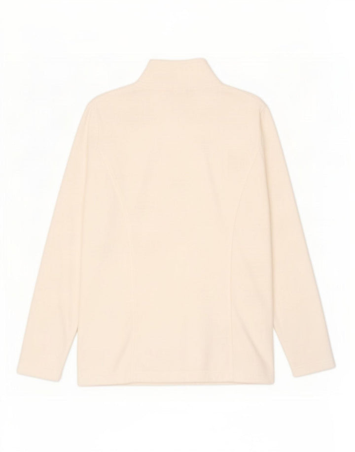 Marks & Spencer Damen-Fleecejacke in Übergröße, Gr. 10, Größe S, gebrochenes Weiß