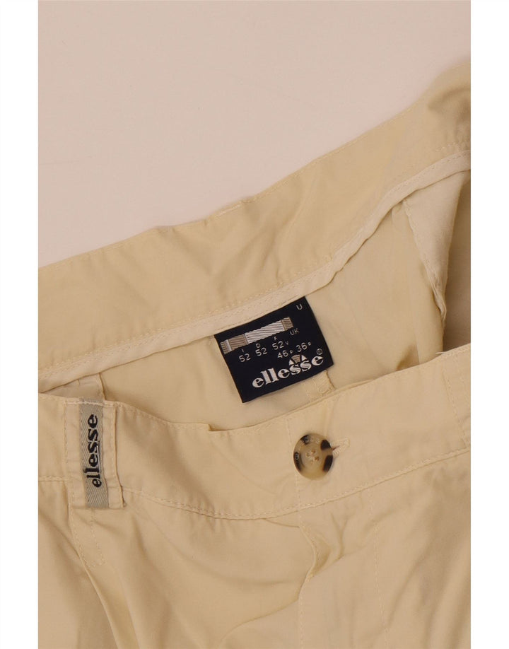 ELLESSE Herren Pegged Chino Shorts W36 Large Beige