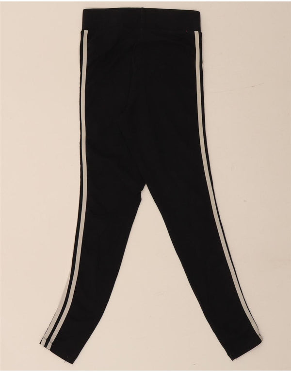 Adidas Damen Leggings UK 8 Small Schwarz