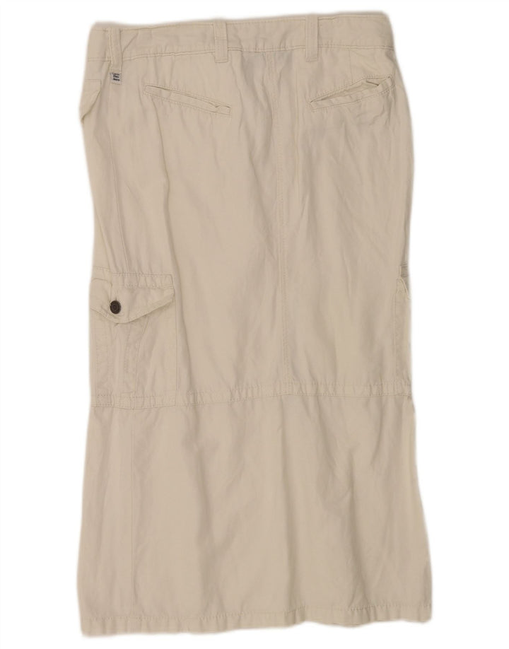 Calvin Klein Damen Cargorock W30 Mittelweiß