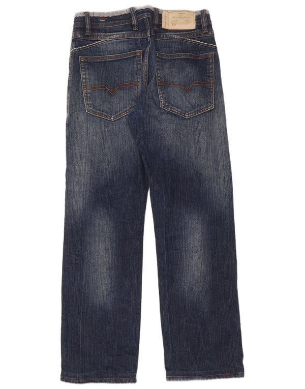 Diesel Mens Straight Jeans W30 L30 Blue Cotton