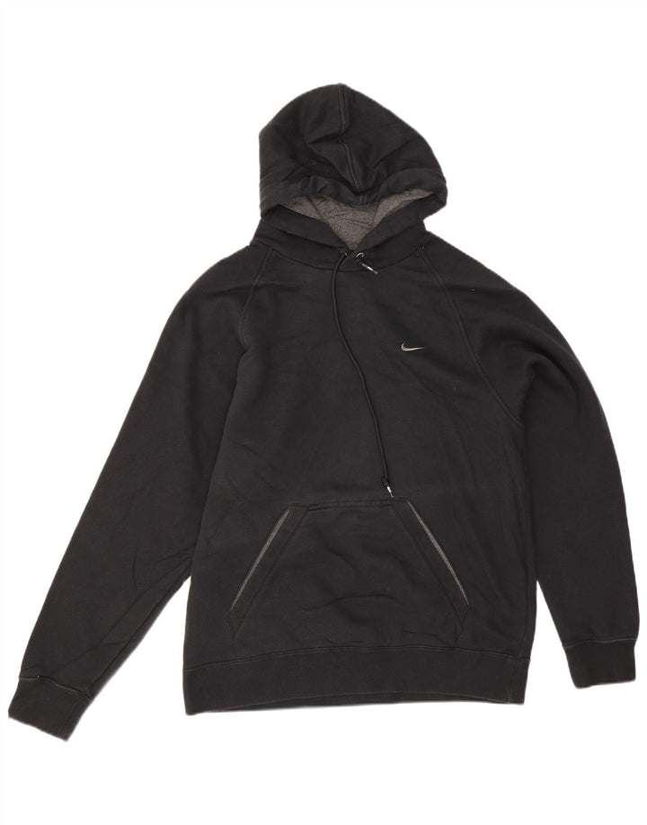 Nike Herren-Hoodie-Pullover aus mittelschwarzer Baumwolle