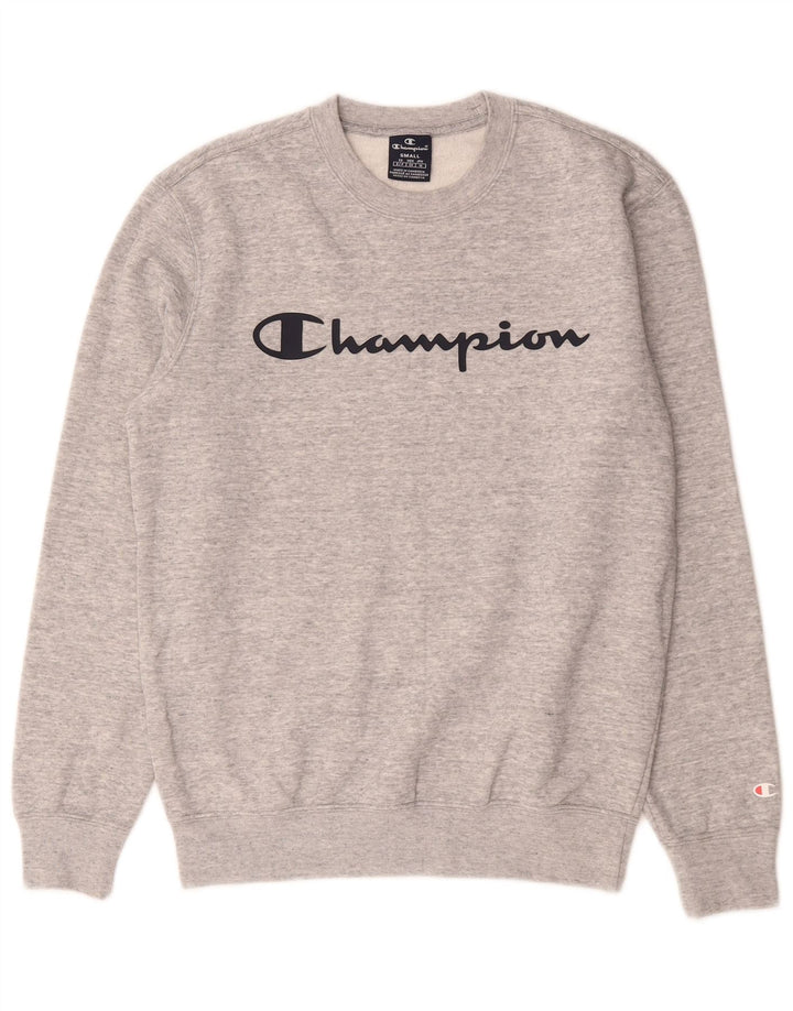Champion Herren-Sweatshirt mit Grafik, Größe S, Grau, Baumwolle