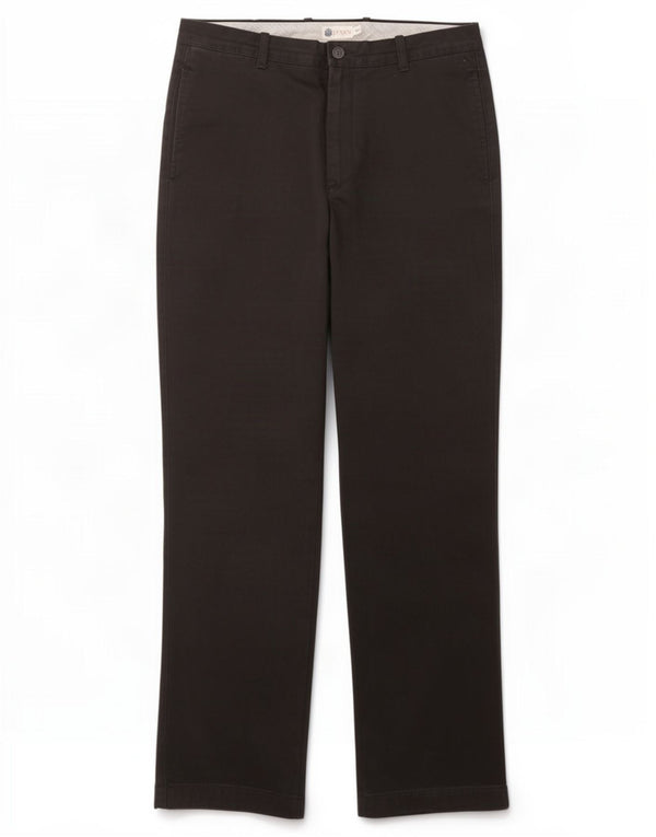 J. Crew Mens Straight Chino Hose W34 L34 Grau Baumwolle