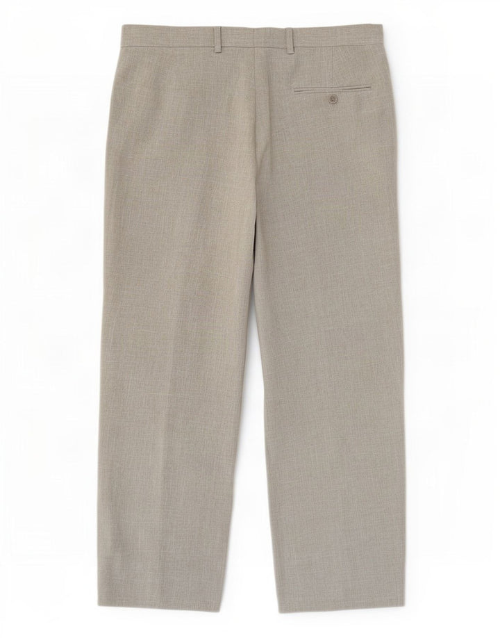Marks & Spencer Herren-Anzughose mit Pegged-Anzug, W32, L29, graues Polyester