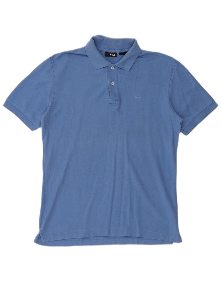 Fila Herren Poloshirt Mittelblau