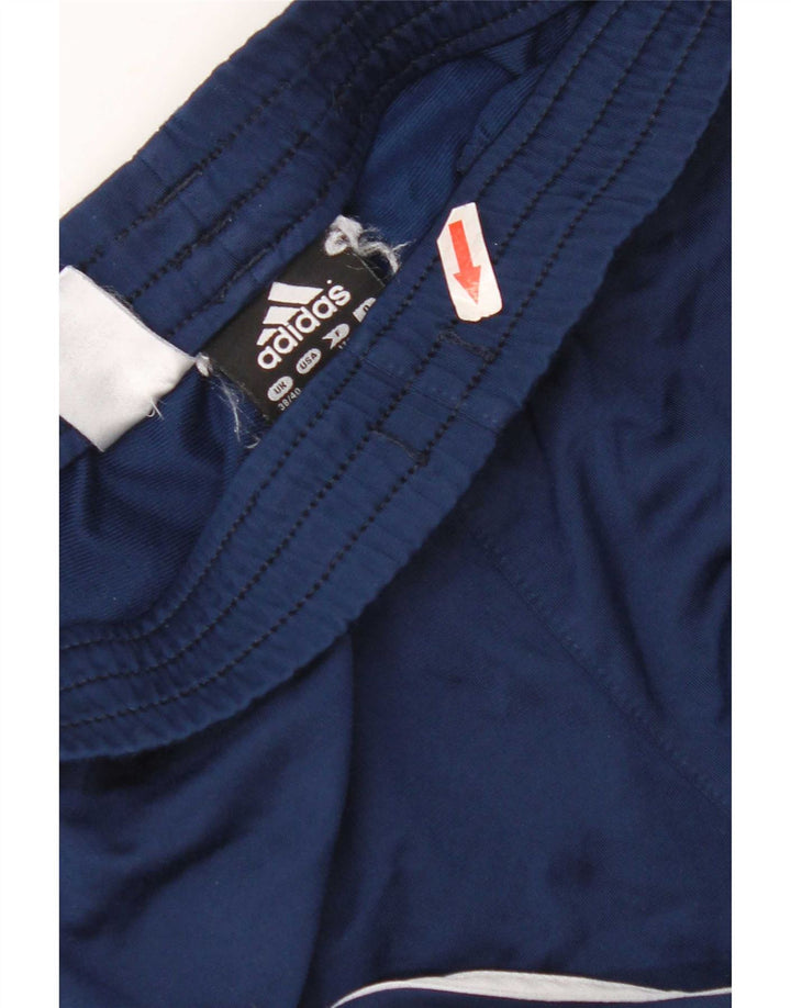 Adidas Herren-Trainingshose UK 38/40 Mittelmarineblaues Polyester