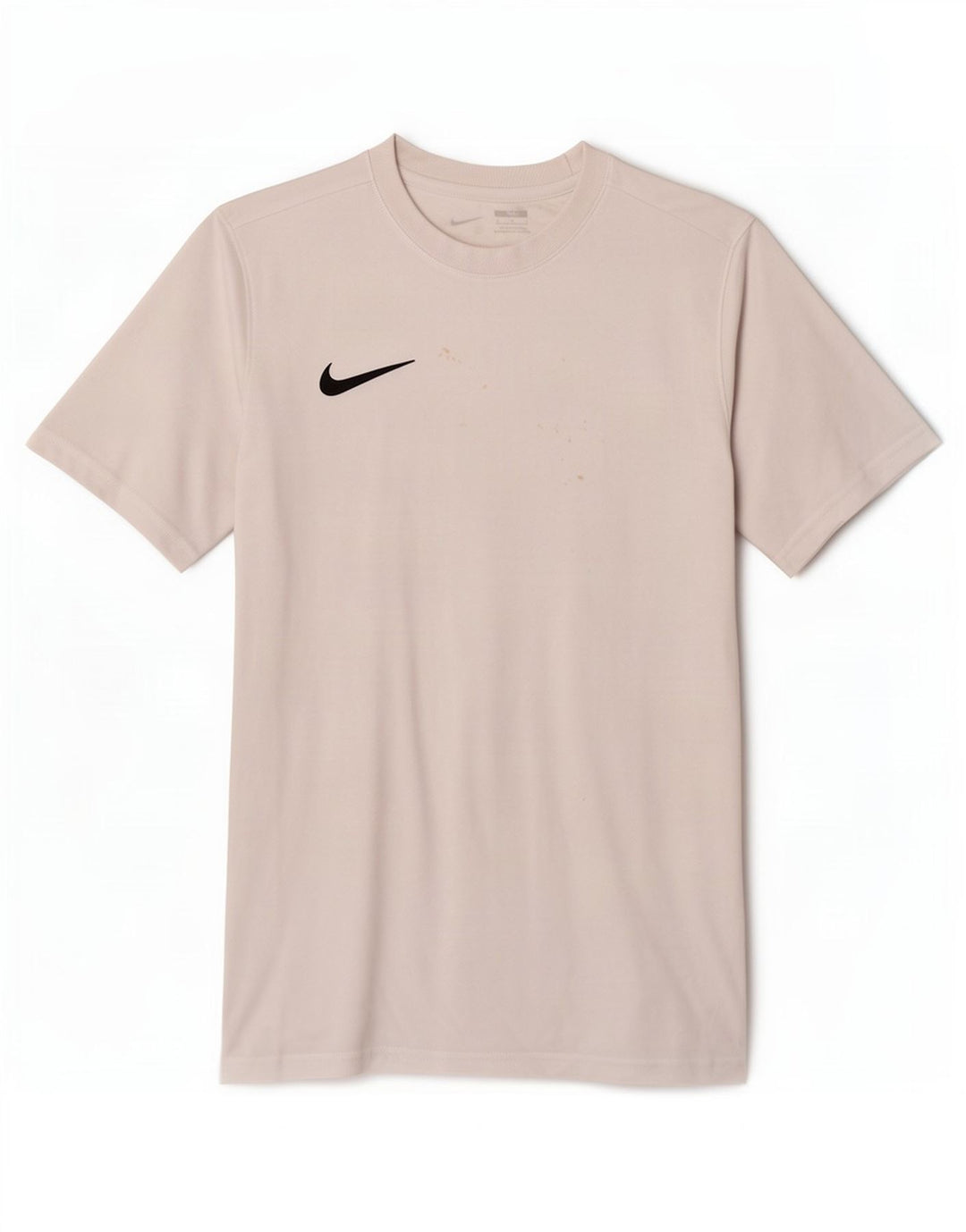 Nike Herren Dri Fit Slim T-Shirt Top Mittelweißes Polyester