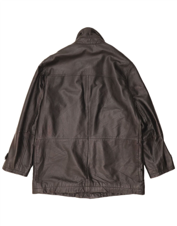 Conbipel Herren Lederjacke IT 50 Großes schwarzes Leder
