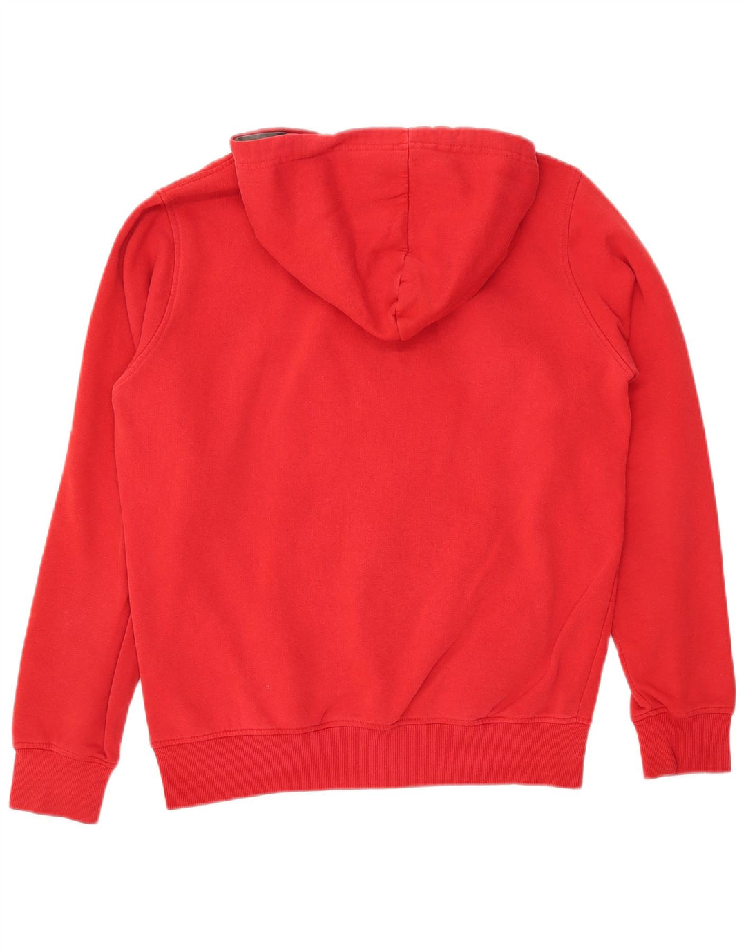 MUCHMORE Herren-Kapuzenpullover mit Grafik, Größe S, Rot, Baumwolle