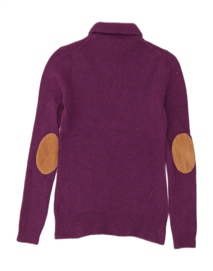 Massimo Dutti Rollkragenpullover für Damen, Gr. 12, Mittelviolett