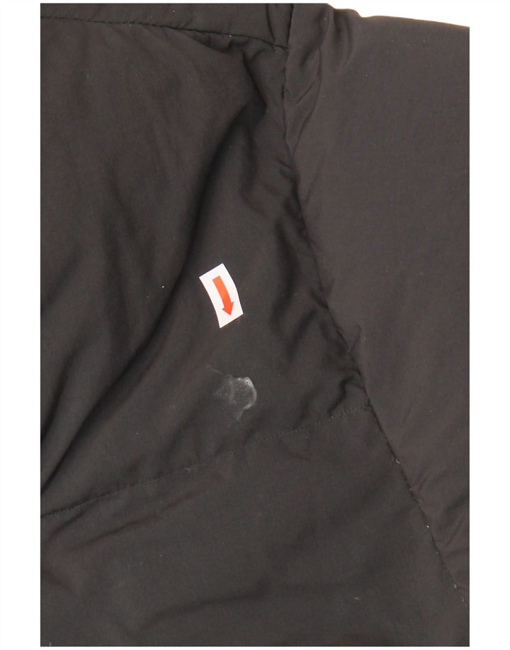 Adidas Herren Kapuzenmantel, gepolstert, UK 38, mittelgrau, Polyamid