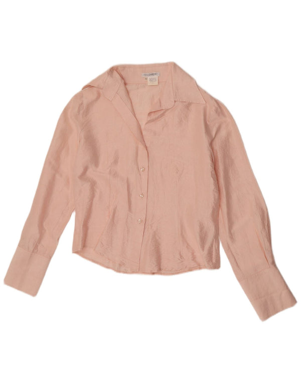 Naracamicie Damen-Hemdbluse, UK 14, Mittelrosa, Seide