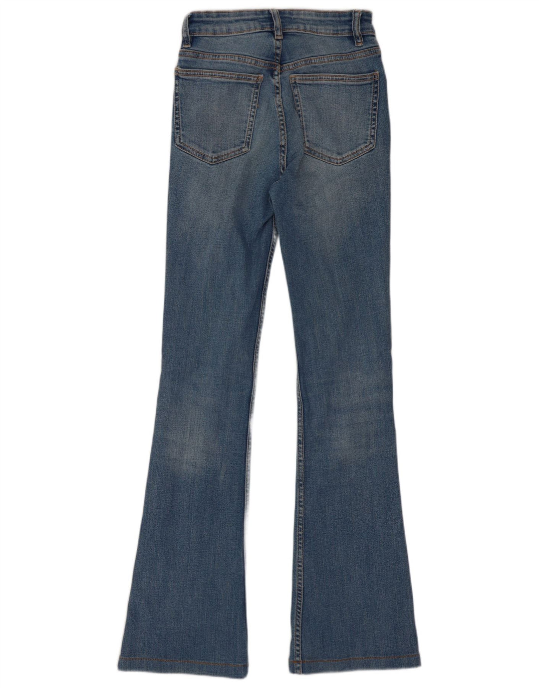 Zara Damen Schlagjeans EU 34 2XS W24 L30 Blau